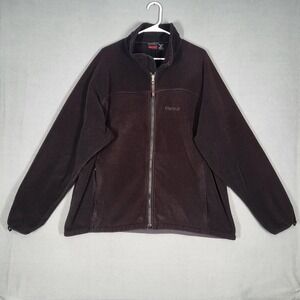 Marmot Fleece Jacket Mens XXL Full Zip Outdoor Lightweight‎ Brown